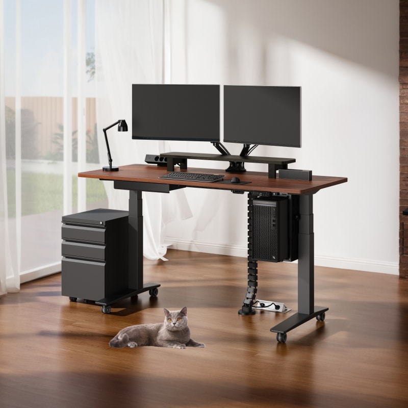 品質保証 Premium Standing Ergonomic Adjustable Height | Pro E7 Desk パソコンデスク